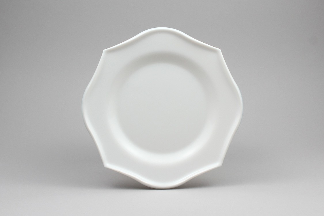 סט 19 חלקים - 6 סועדים לבן זכוכית מחוסמת בעיצוב ייחודי – תמונה 4