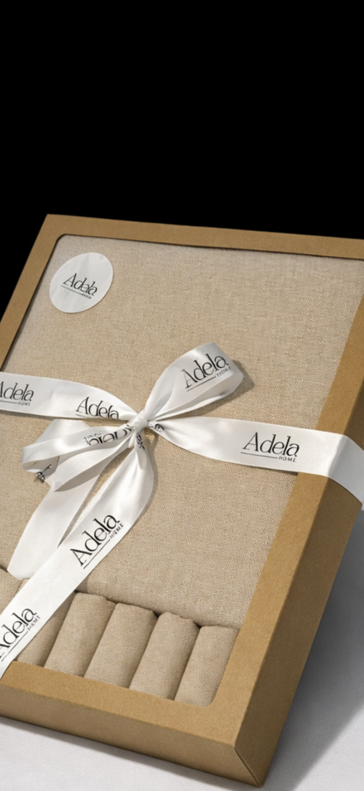 מארז מפה + 8 מפיות + 8 חבקים – תמונה 2