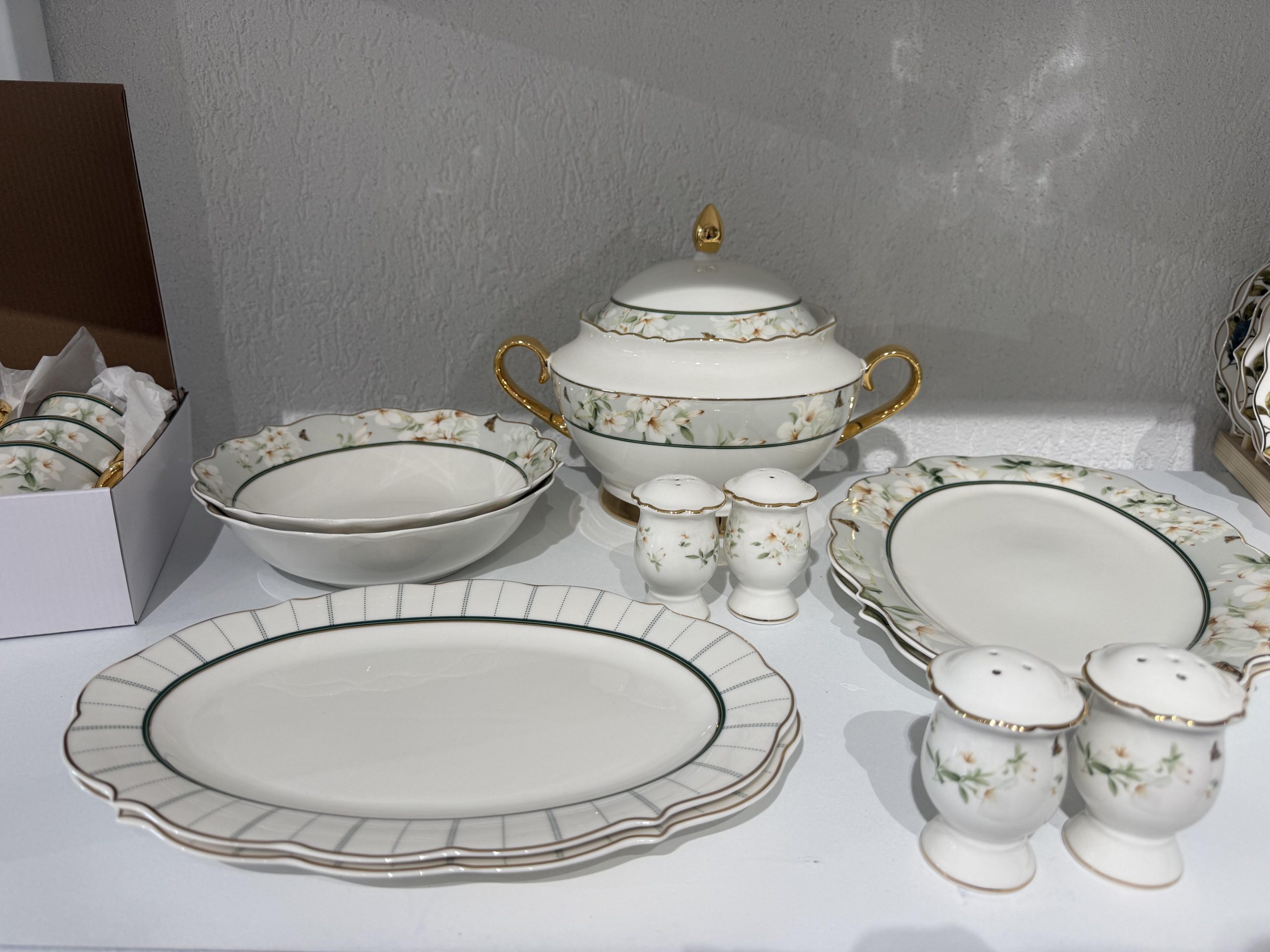 סט הגשה עלי זית